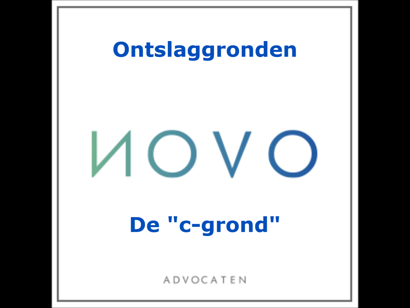 Ontslaggronden: de "c-grond"