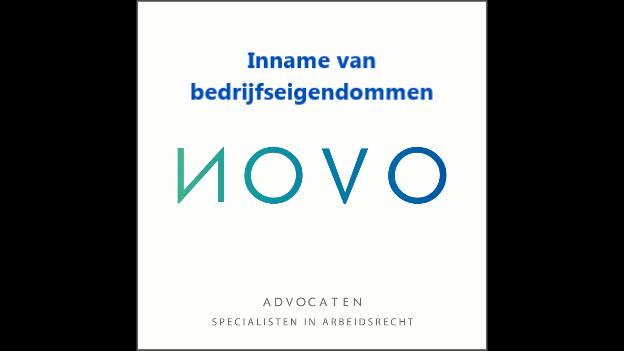 Inname van bedrijfseigendommen